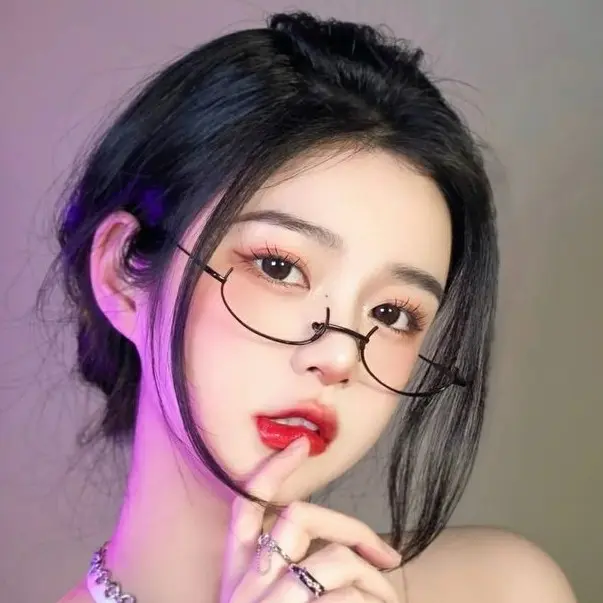 KACAMATA ULLZANG DOUYIN COSPLAY HALF FRAME 4