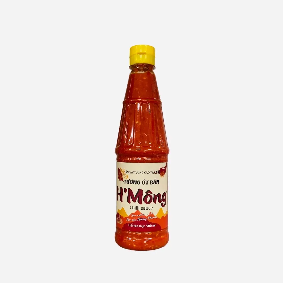 Tương ớt Hmông 500ml Nước Sốt Chua Gia Vị Cay