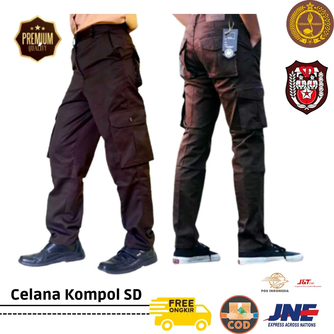 Celana Pramuka Siaga model Cargo untuk SD