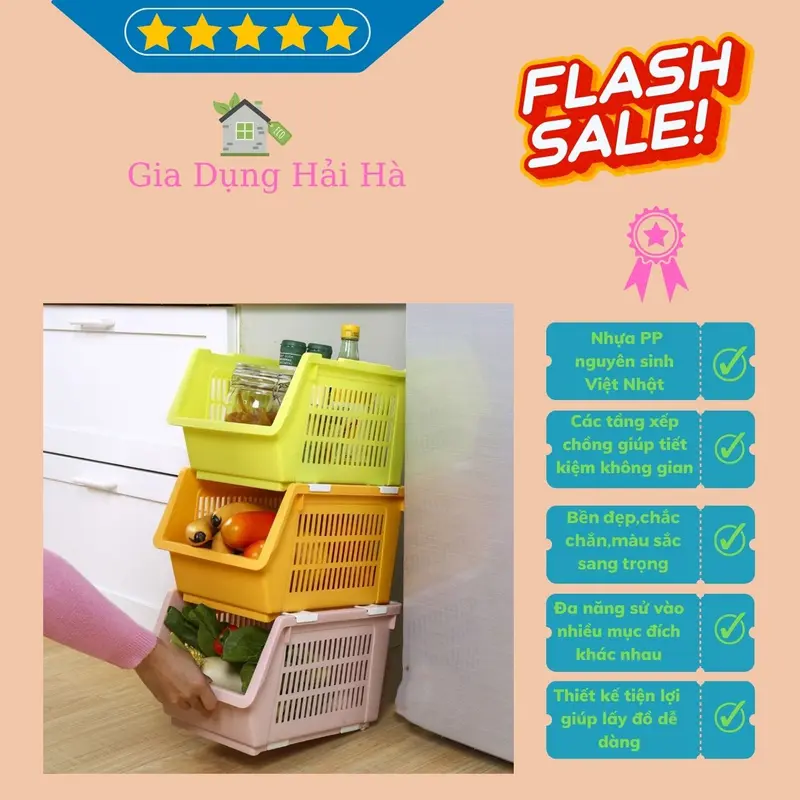Kệ Xếp Tầng Đa Năng Việt Nhật ( Chính Hãng ) ( Loại 1 ) 4