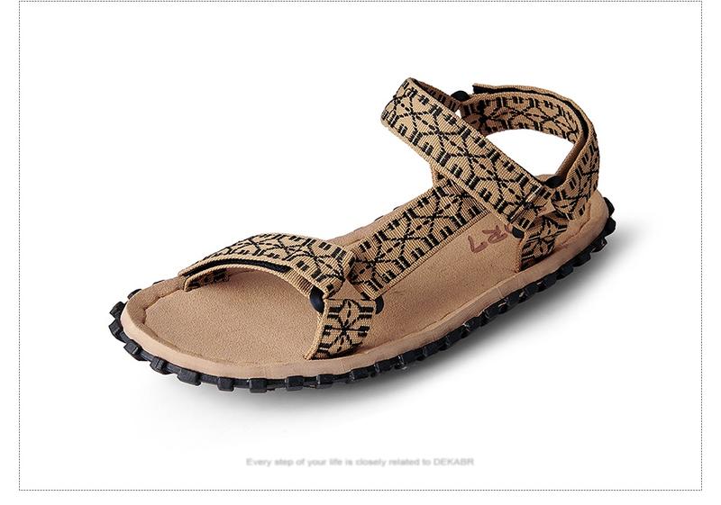 Product Introduction of DEKABR Brand 2024 New High Quality Summer Comfortable Sandals Beach Sandals Men Casual Shoes Non-Slip Breathable Size 40-45 41