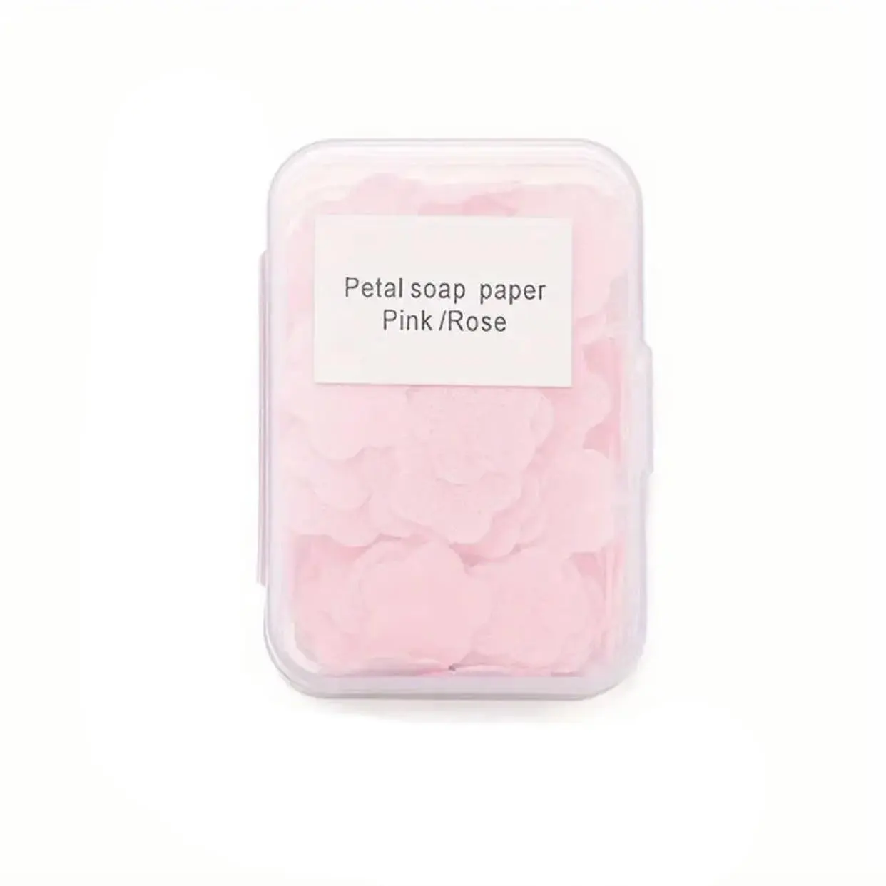 Portable Hand Washing Soap Paper (100pcs/box), Scented Petal Foaming Soap, Portable Disposable Soap Slice for Home and Outdoor Camping Travel