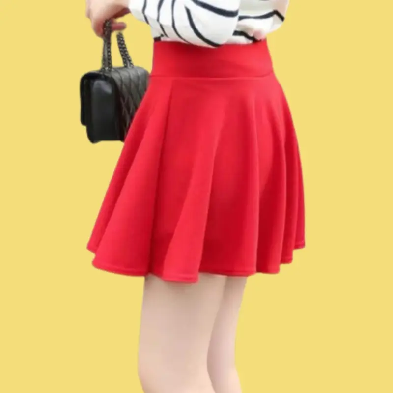 rok pendek/rok pendek wanita/rok senam pendek/rok wanita terbaru/rok korea Formal Panjang Scuba Variasi Santai Mini 7