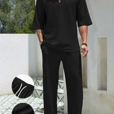 All Black Party Outfits for Men TikTok Shop