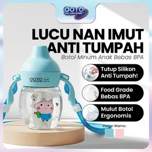 Goto [COD] Tammie Botol Minum Bayi Balita Tempat Air Bottle Lucu Karakter