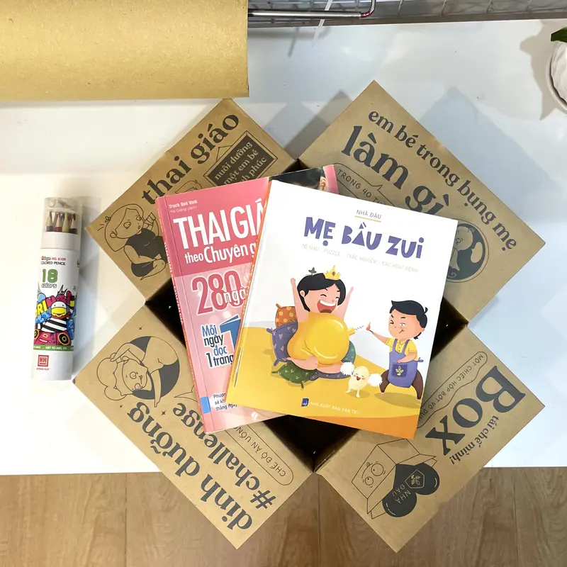 Combo Sách Thai Giáo Mỹ Thuật: Kích Thích Phát Triển Não Bộ, Tăng Cường Tư Duy Sáng Tạo Cho Thai Nhi | Nhà Đậu 1
