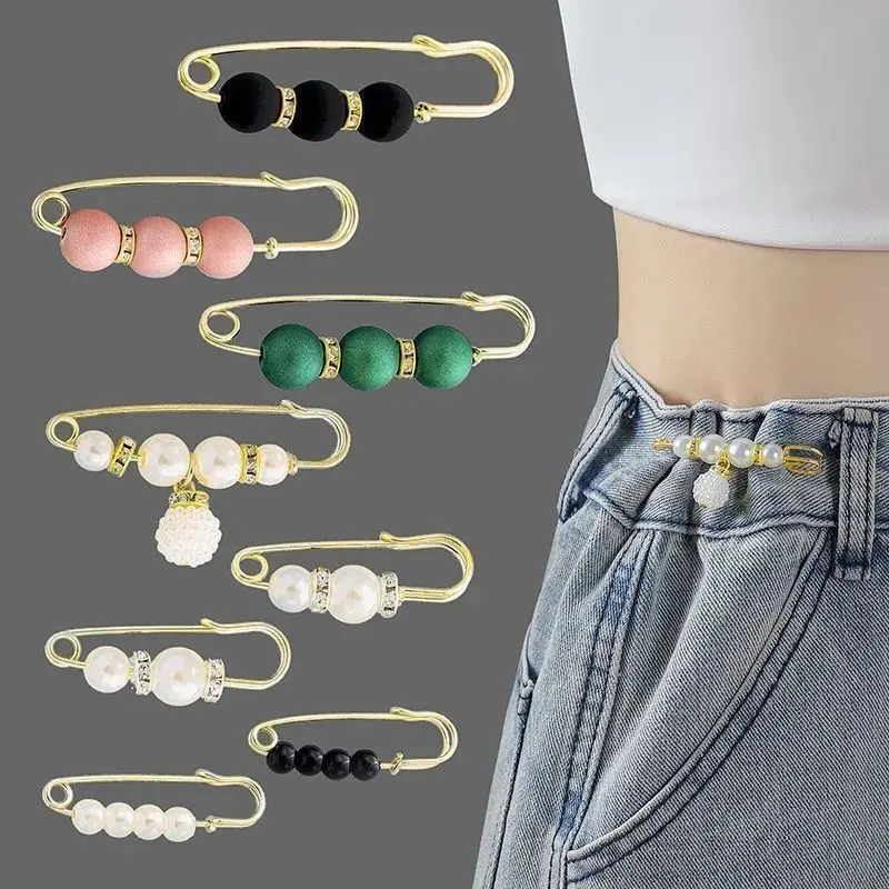 🔥[Belt Clip for Pants]Waist Reducer Pin - Adjustable Pants Tightener, Anti-Slip Safety Clip for Women/Men, No Sewing Easy to Use, Fix Loose Skirt/Dress, Prevent Wardrobe Malfunction
