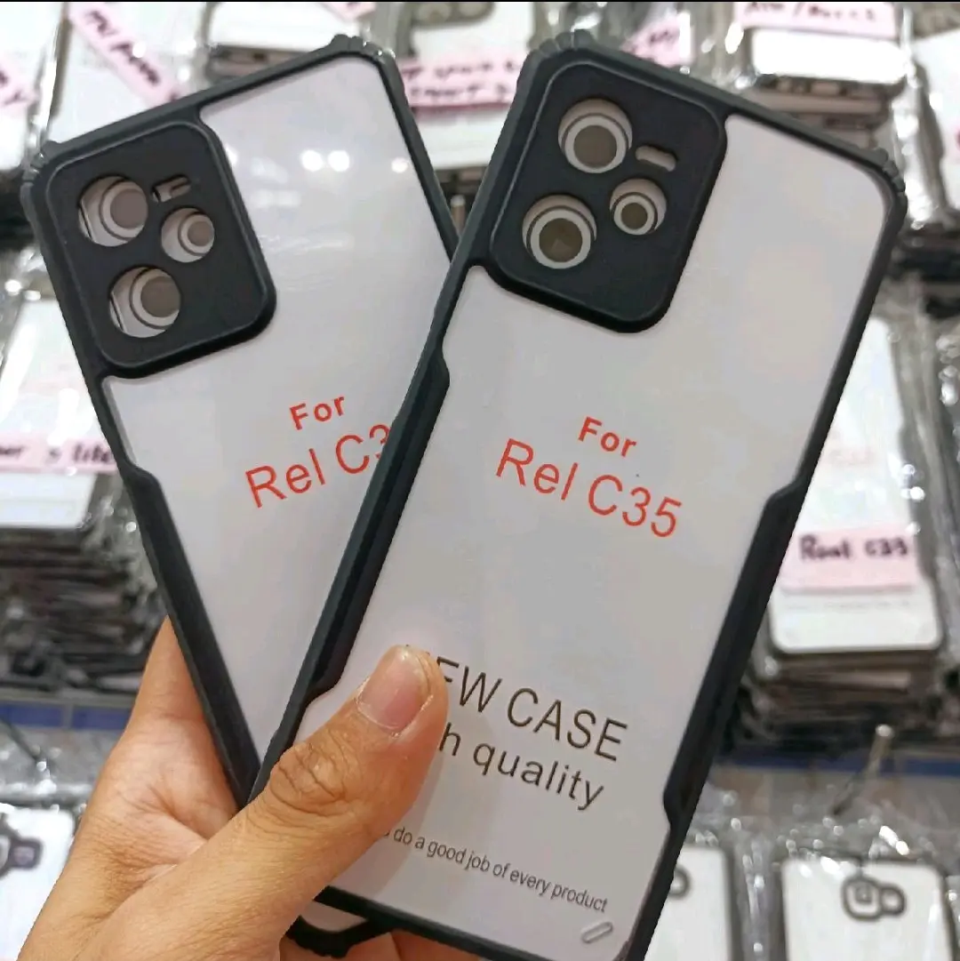 LIVE CASE FUSION ACRYLIC ALL TYPE HANDPHONE Hardcase Hitam