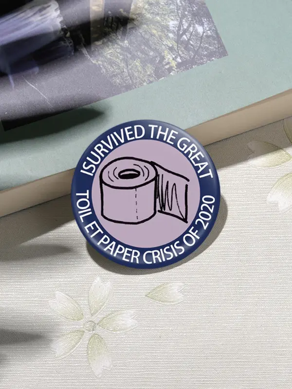 Round Shaped Brooch, Cute Fashion Alloy Badge for Daily Clothing Decor,  Enamel Pin Suitable for Backpacks, Jeans, Scarves, Hats Decoration, Trendy All-match & Exquisite Brooch for Birthday Gift 6