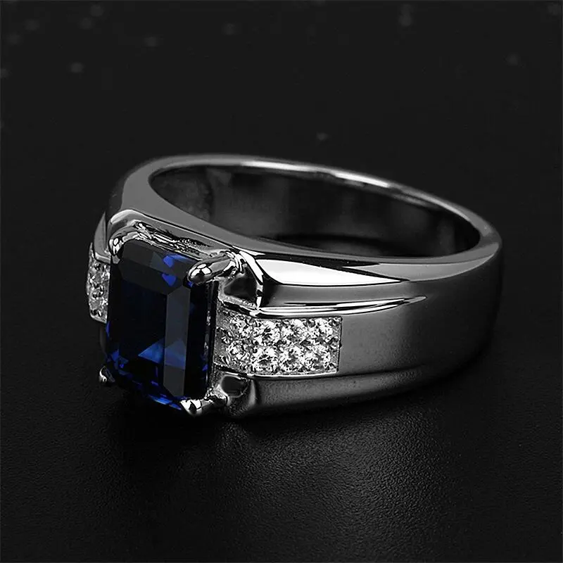 cincin lelaki  For Men Fashion Domineering Gem Ring Cincin