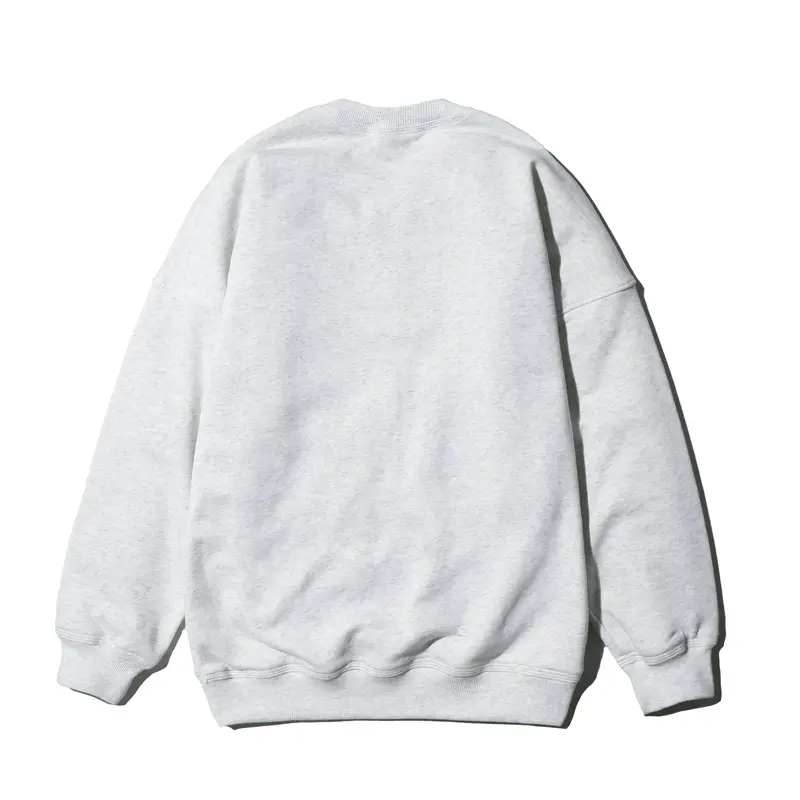 Kattoen - Crewneck White Mist Sweater Oversized Basic Fleece 1