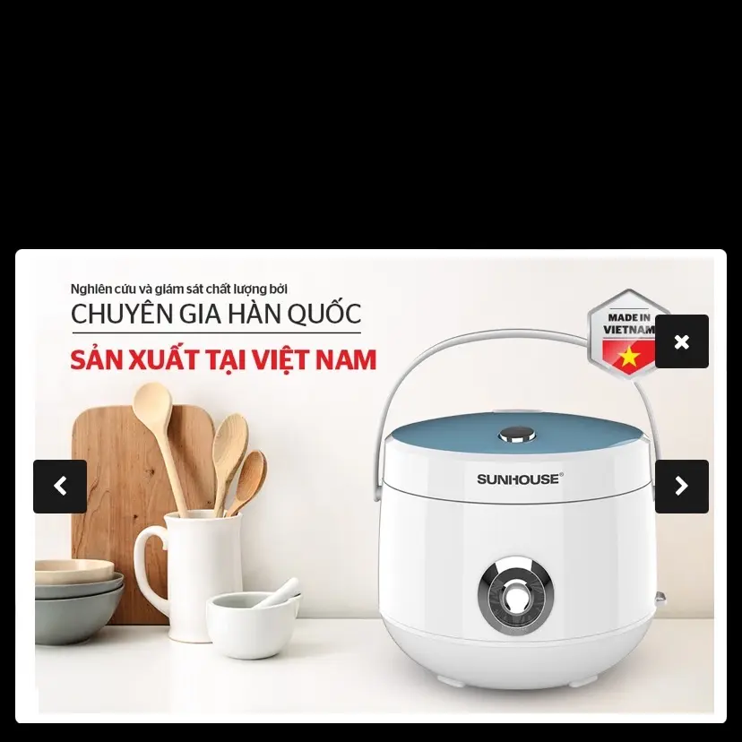 Nồi cơm điện Sunhouse 8606 dung tích 1.8L