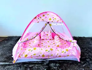 Kasur Bayi Kelambu TENDA Motif flamingo