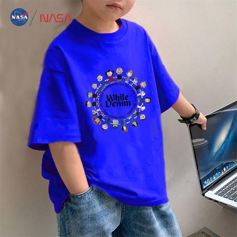 Product Introduction of Áo Thun Hoạt Hình Cho Bé Trai, Thương Hiệu Thời Trang NASA, Cotton Nguyên Chất, ngắn Tay, Cho Trẻ Em Cỡ Trung Bình Và Lớn, Dáng Rộng Vừa Vặn, Áo Dễ Phối Đồ Thời Trang, Thích Hợp Cho Mùa Hè, Hàng Mới Về 4