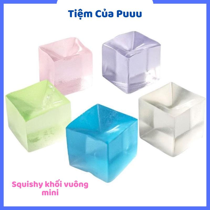 Đồ Chơi Squishy Mini Khối Vuông Dễ Thương Đáng Yêu Giảm Stress Toy Tiệm Của Pu 0
