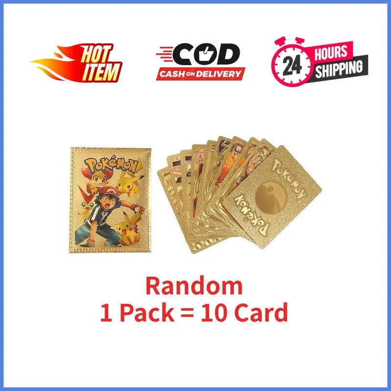 assorted pokemon cards Pokémon Assorted Cards, 50 Cards Authentic Pokemon Cards 100% – BumbleToys main image 1