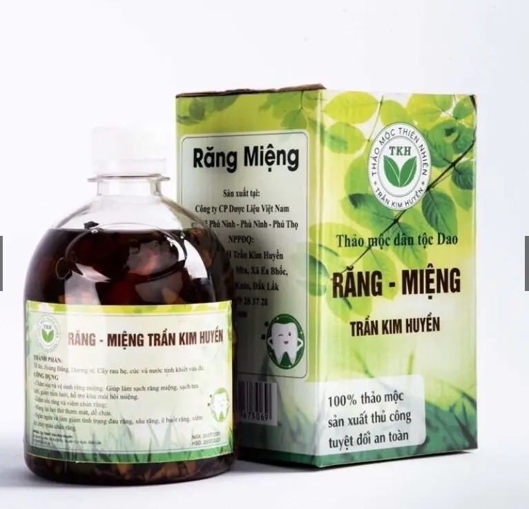 Nước súc miệng TRI sâu răng Dân tộc Dao, hết hôi miệng giảm ê buốt giúp thơm miệng
