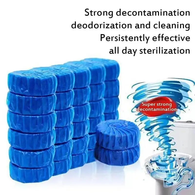 Automatic Flushing Toilet Bowl Cleaner Bathroom Freshener Toilet Restroom WC Tablets Cleanning Flush Tools Cleaner