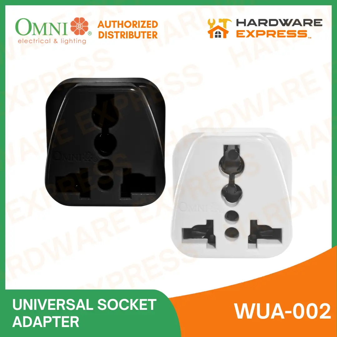 Omni Adapter / Adaptor Plug Socket (Universal, w/ Switch, Swing Type ...