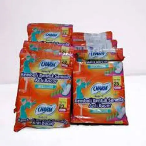70 SACHET X 1 PADS [7 RENTENG] PEMBALUT CHARM BODY FIT EXTRA MAXI NON WING/TIDAK BERSAYAP 23CM 1 PADS PERSACHET