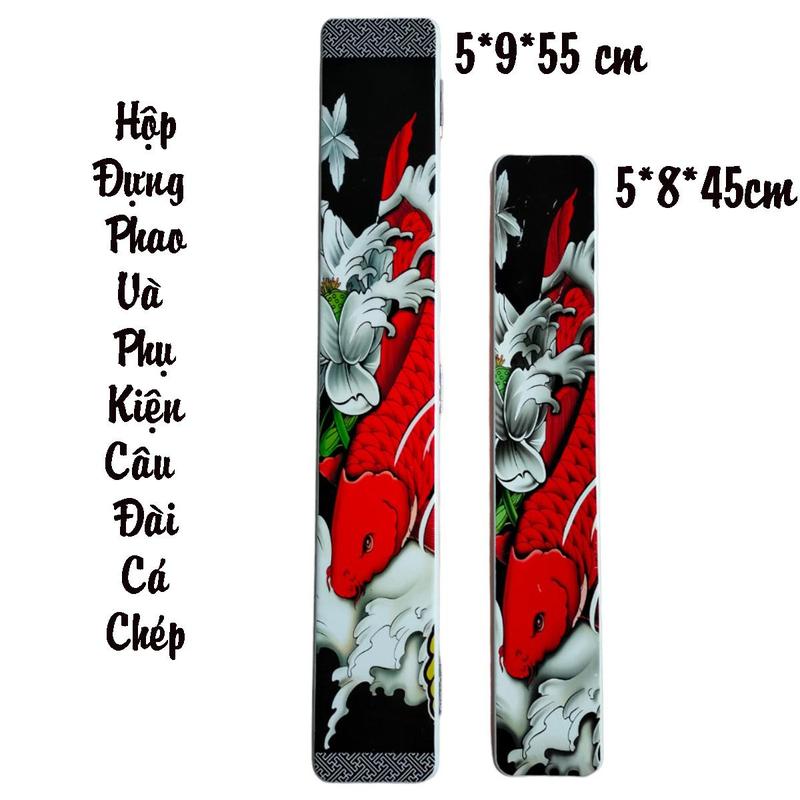 Hộp Đựng Phao Câu Đài, Hộp Đựng Phụ Kiện Đa Năng Cá Chép, size 45cm và 55cm Bắt Cá Đi Câu Fishing Câu Cá Fish