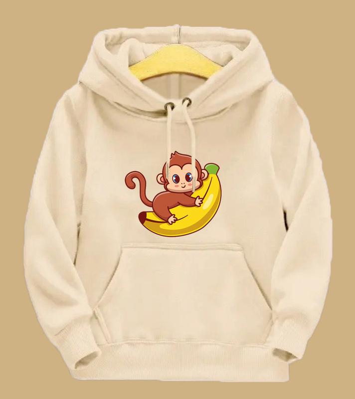 HOODIE ANAK LUCU MONKEY BANANA usia 1-10 tahun LAKI LAKI / PEREMPUAN Fashion 1