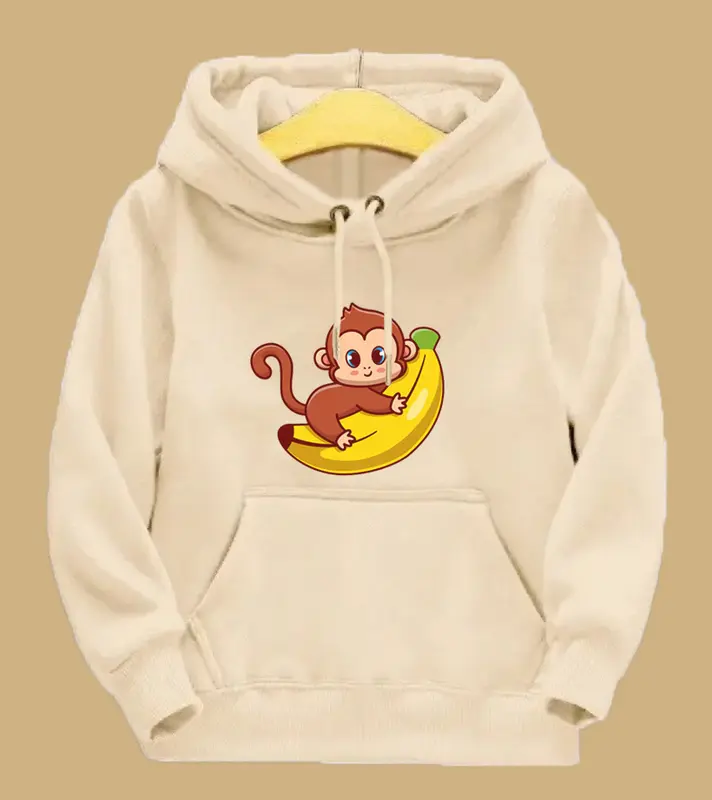 HOODIE ANAK LUCU MONKEY BANANA usia 1-10 tahun LAKI LAKI / PEREMPUAN Fashion 1