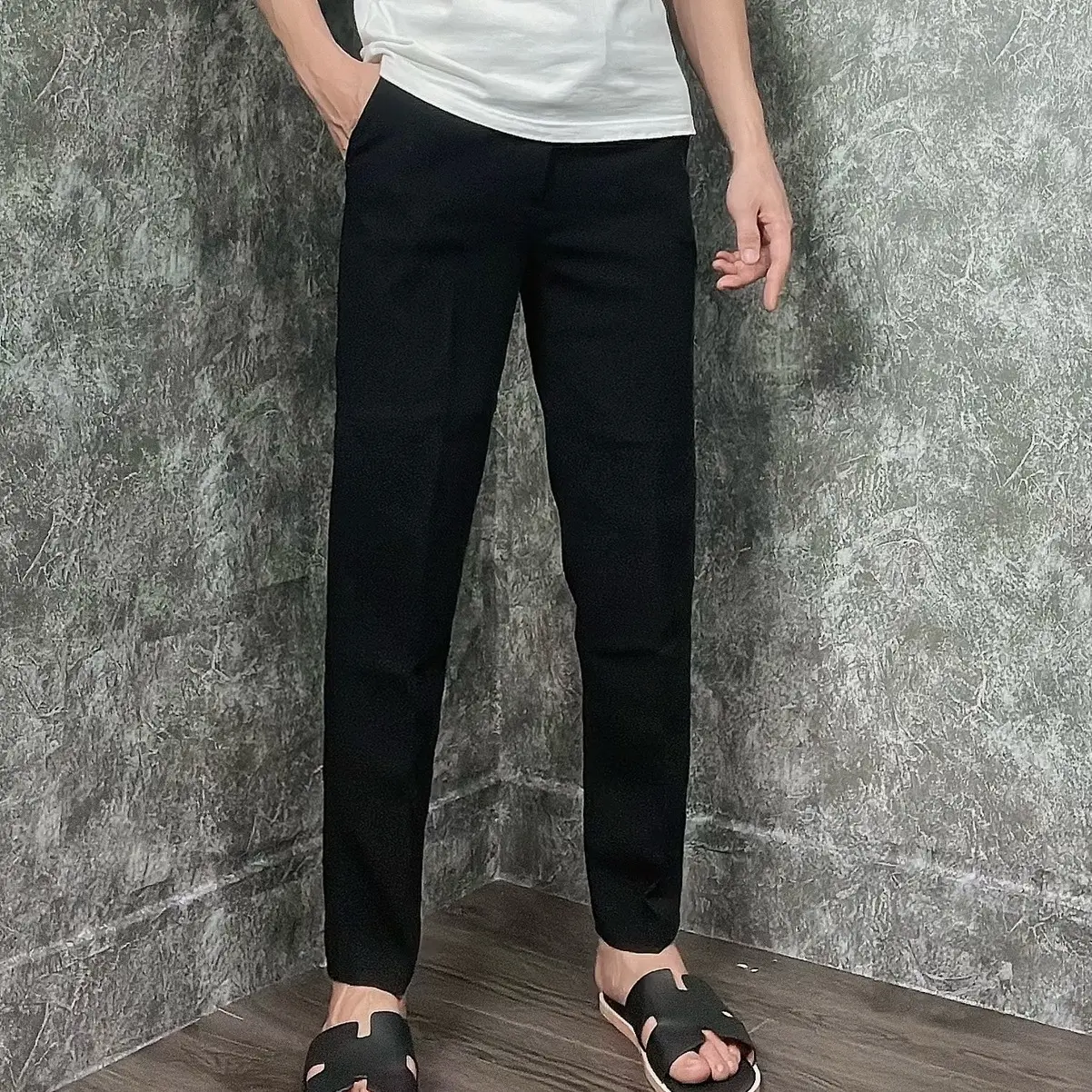 Quần Boy Phố Nam Fom Ống Đứng Chất Tắm Lì Menswear Pants