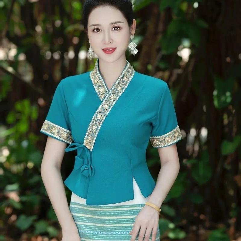 Product Introduction of 2024 Summer new Chinese style clothing fashion WOMEN'S wear set traditional long dress 13