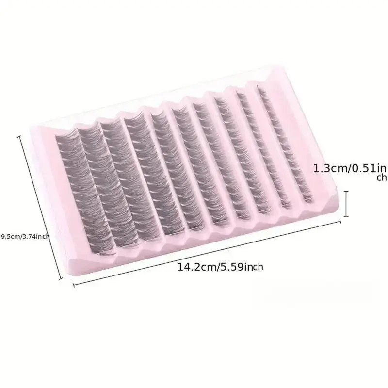 Individual False Eyelashes, 1 Box Natural Curling Eye Makeup Lashes, Full Volume Eyelash for Lashes Extensions, Volumized False Eyelashes for Women and Girls Eye Makeup Enhancement 1