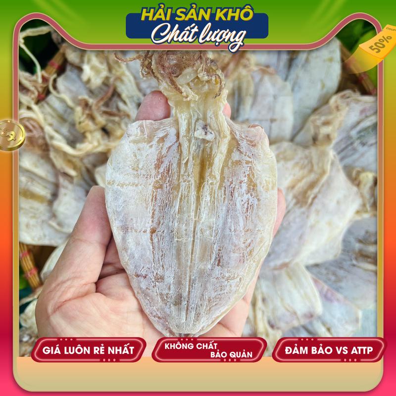  Mưc khô size 60-70 con 1kg Ngọt thanh dầy mình đặc sản Ba Làng Foods 300g,500g Tặng tương ớt 