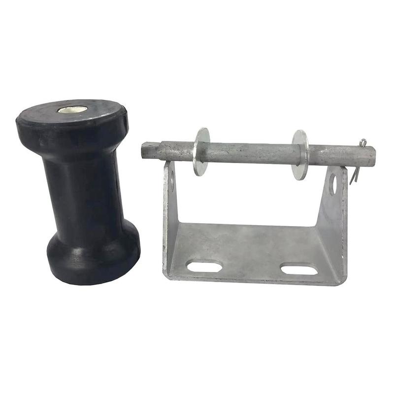 Product Introduction of Durable Galvanized Steel Boat Trailer Rollers with Bracket Assembly Kit 5" Roller for 3" Tongue Boat Rollers for Trailer Boat Trailer Brackets 15