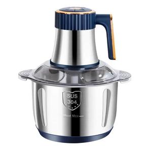 5L電動ミートグラインダー、ステンレス製フードチョッパー、家庭用キッチン家電（野菜、玉ねぎ、ニンニク、ペッパー、サラダ、果物、生地用）