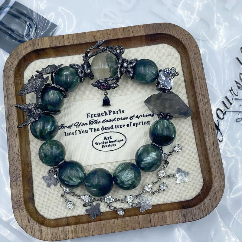 Product Introduction of Vòng Tay Pha Lê, Thủ Công, Đựng Miếng Đệm Bướm, Hạt Đệm Zircon, Phụ Kiện Tự Làm, Hàng Mới Về 1
