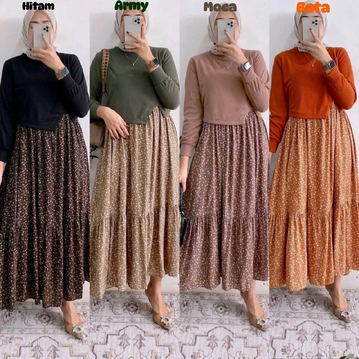 YUNITA DRESS NEW DRESS CANTIK KEKINIAN DRESS CANTIK TERBARU Bunga