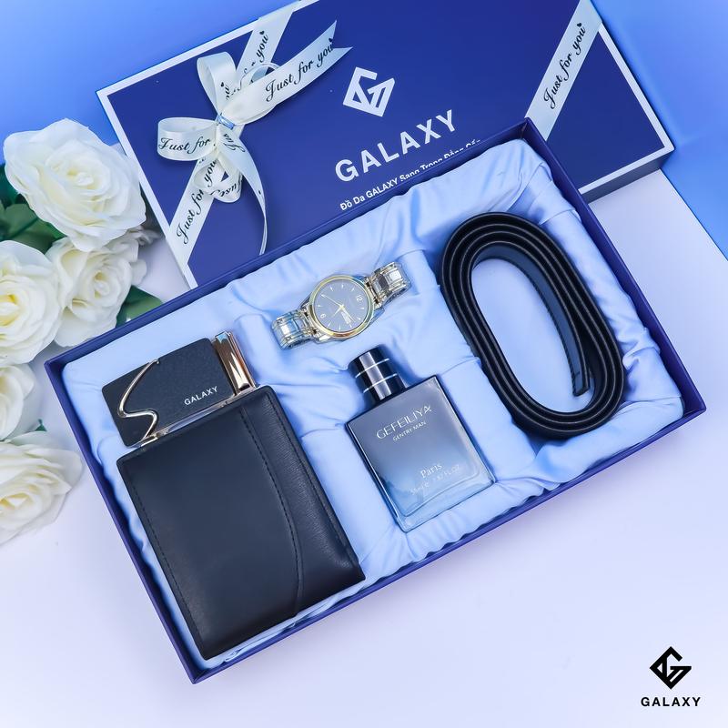 Set Thắt Lưng Nam Đồng Hồ Nước Hoa Ví Da Nam Khắc Tên Theo Yêu Cầu Quà Tặng Ý Nghĩa Full Box Túi Xách Sang Trọng Phụ Kiện Titan