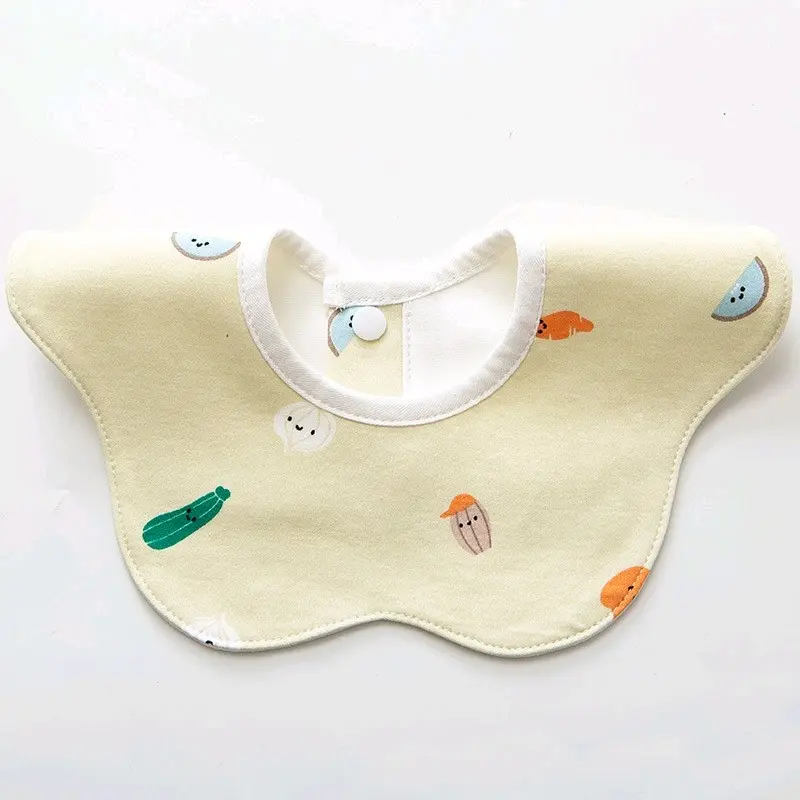 Colorful Bib Round Celemek Bayi Waterproof