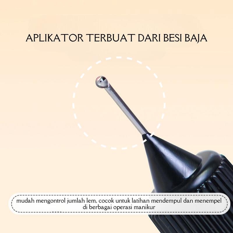 STUCK DRILL GLUE NAIL PEN 10ml / PEN LEM KUKU RHINESTONES NAIL STUCK DRILL GLUE NAIL CHARM PIPET LEM NAIL ART RESIN Aksesoris Polish 2