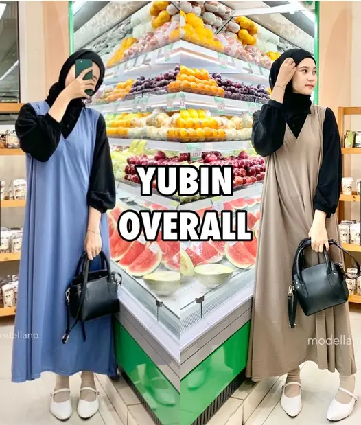 YUBIN DRESS OUTER OVERALL POLOS KOREAN LOOK MAYUNG