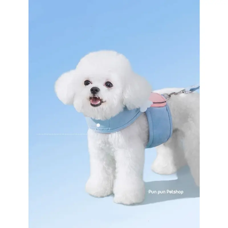 Dây dắt chó mèo đi dạo, đai yếm cánh thiên thần , quả bơ dễ thương - Pun Petshop 5