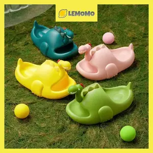 LEMOMO Sandal Dinosaurus 3d Sandal DINO Wanita Jelly Baim Musim Panas Baru Kartun Lucu Sandal Anak-anak Sandal lucu couple Sandal dino Sandal Dalam Dan Luar Ruangan Bernapas Lembut Bawah Bayi Dinosaurus Grosir Empuk Kaki Selop Wanita Pria