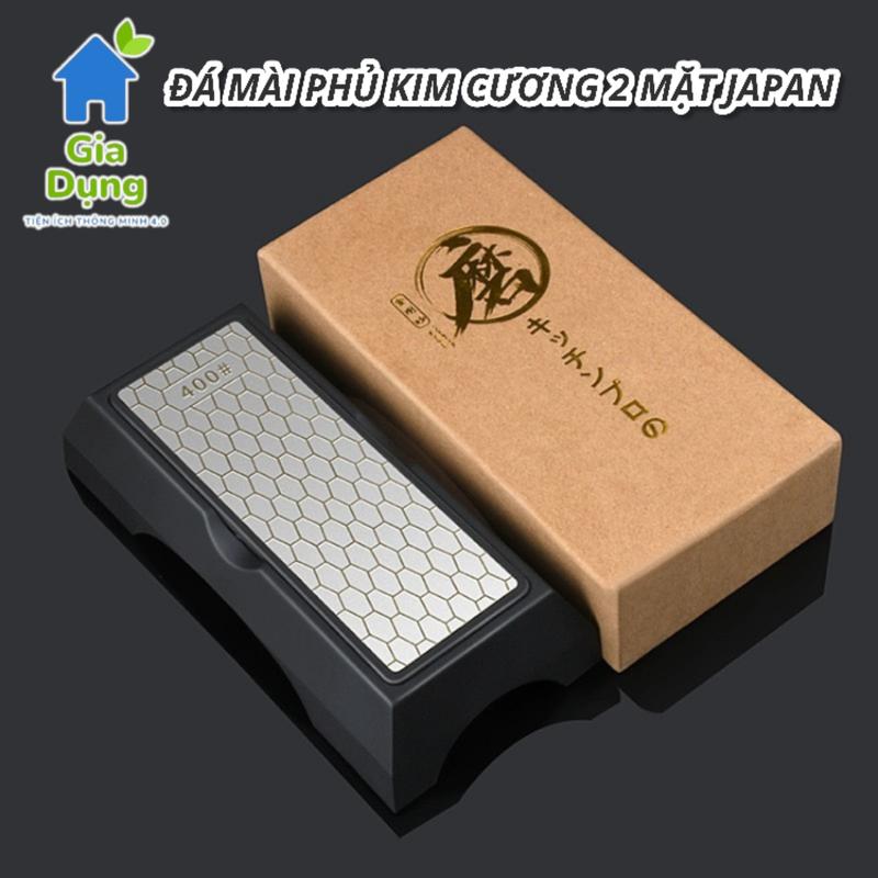  Đá mài dao hai mặt phủ kim cương Nhật Bản mài dao phủ kim cương đa năng mài nhanh dao nhà bếp lớn nhỏ kéo dụng cụ nhà bếp 