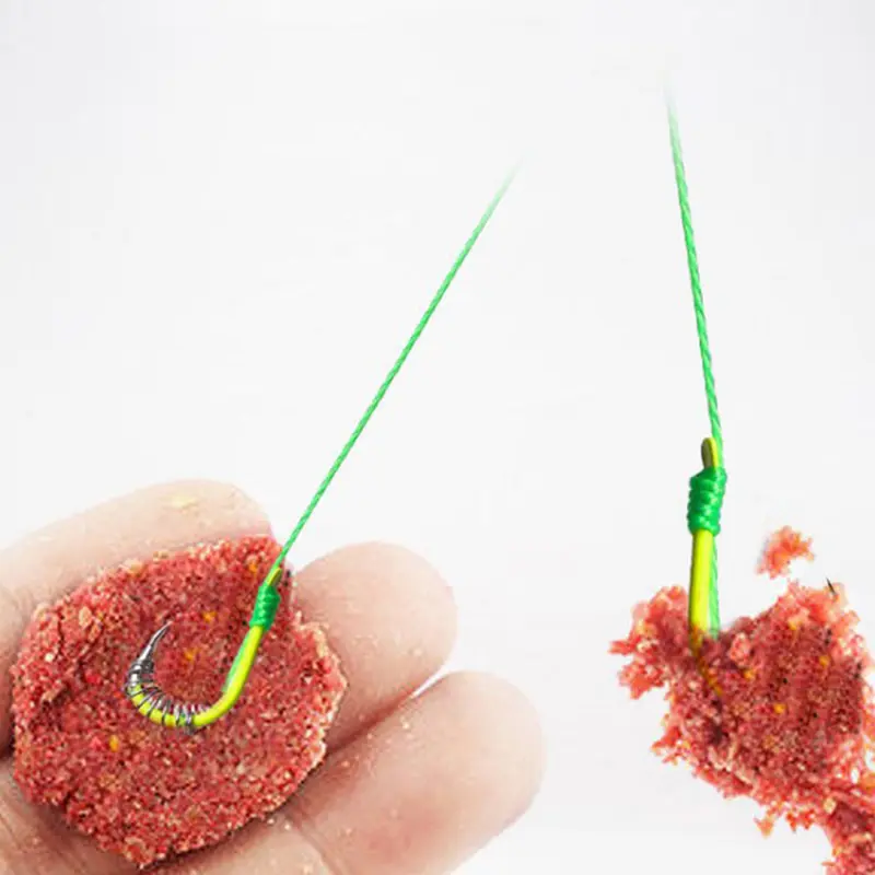 20Pcs 304 Stainless Steel Olive Shape Spring Bait Feeder Feeder Carp Fishing