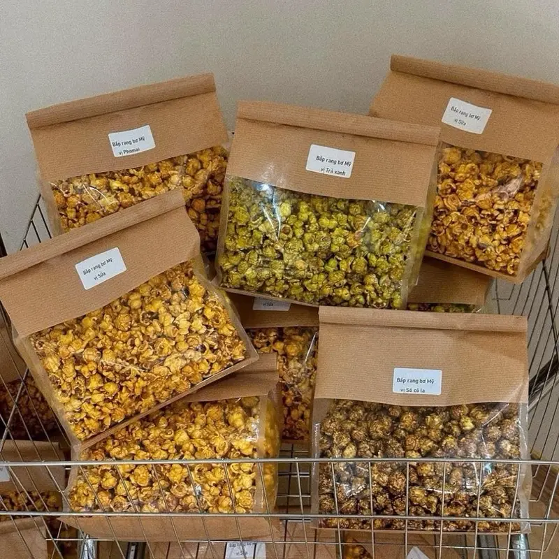 ￼[500g] Bắp Rang Bơ Mỹ, bỏng ngô Mỹ Ăn Vặt Bỏng Ngô Snack propercorn