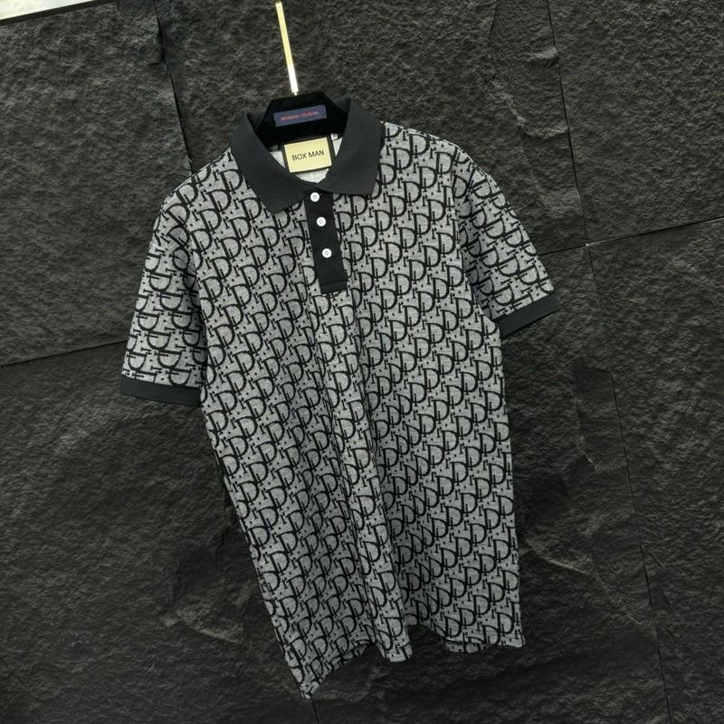 Áo polo nam họa tiết dệt toàn thân hottren mã 48 - Chất liệu vải cotton dệt kim co giãn 4 chiều