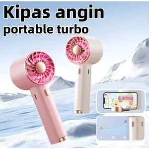 【2026】FN16 Mini Turbo Fan Genggam | 20000mAh | Angin Kuat | Mudah Dibawa