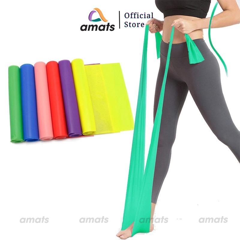 Dây Cao Su Đàn Hồi Kháng Lực Tập Thể Dục Yoga,Gym (1,5 Mét) Dây Kháng Lực Tập Chân Tập Cơ Chân Tập Cơ Tay