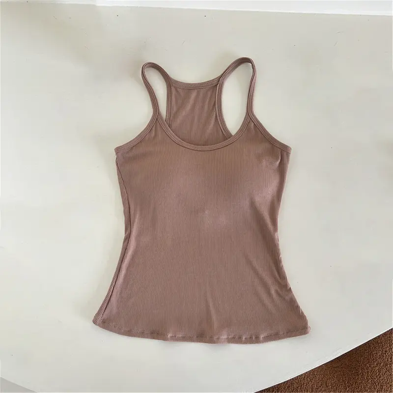 Áo Vest Chữ Cái, Gió Gợi Cảm, Có Đệm Áo Ngực, Kiểu Áo Ống, Dây Đeo Cô Gái Nóng Bỏng, Có Thể Mặc Ngoài Trời, Mặc Trong, Áo Màu Thuần, Phổ Biến Ở Châu Âu Và Hoa Kỳ 8