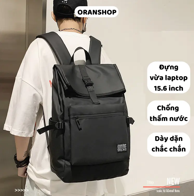 balo nam nữ,  balo laptop 15,6 inch, chống nước, balo đi học, du lịch, đi làm BL 32 ORANSHOP