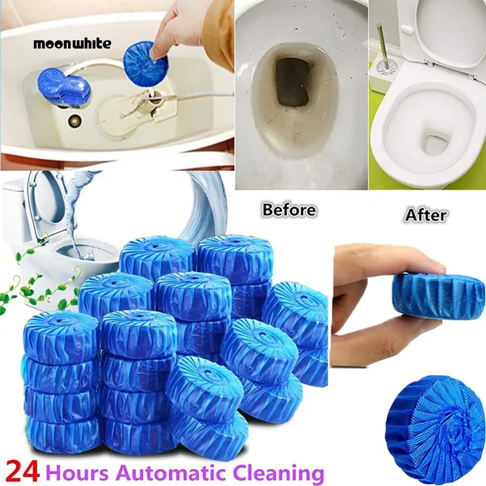 10pcs  Toilet Bowl Cleaner Blue Bubble